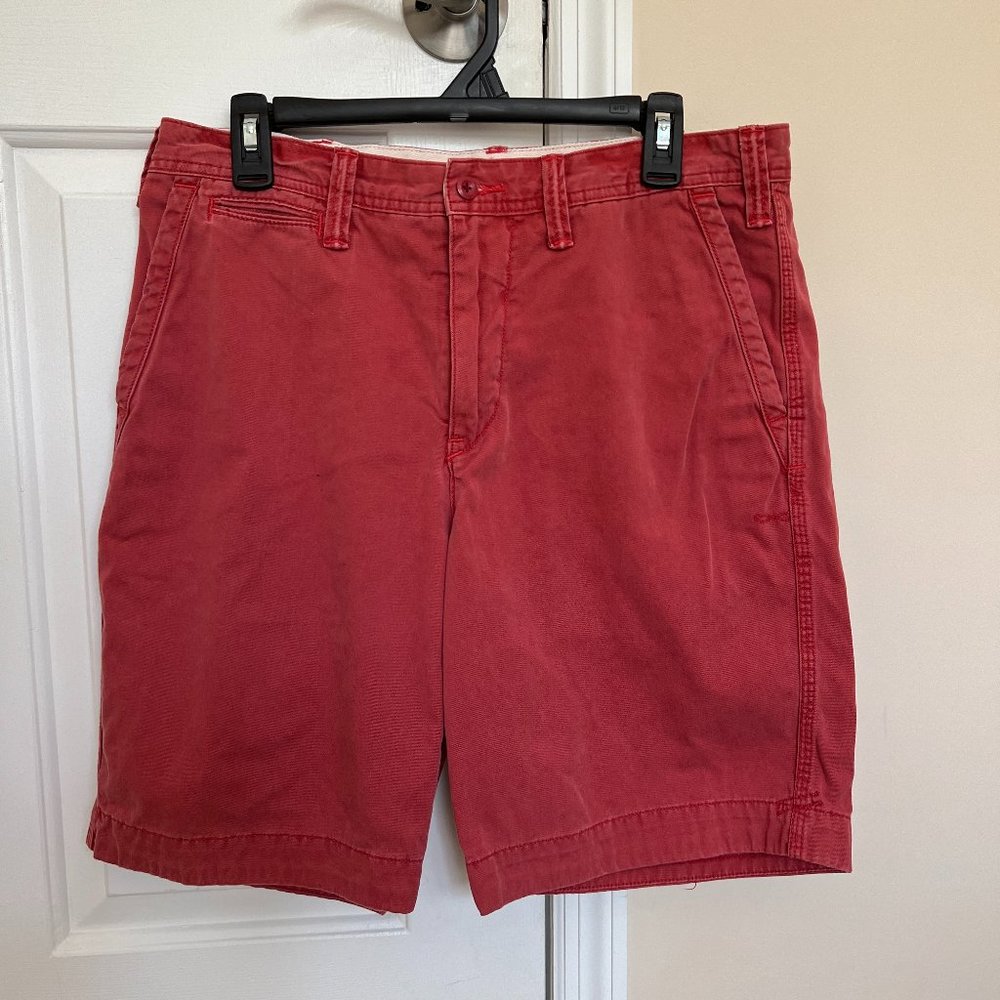 Polo Ralph Lauren Red Relaxed Fit Chino Shorts (Size 32)